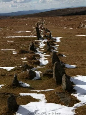 Merrivale Stone Row, Dartmoor (c) Ian Smith