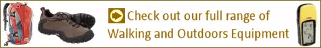Walking equipment and outdoor clothes